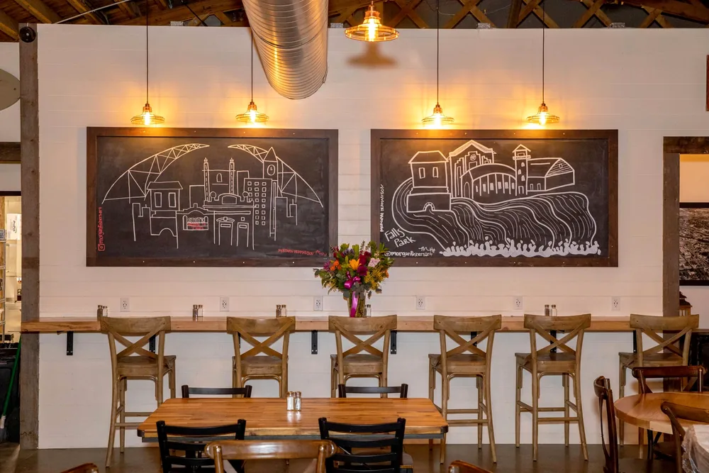The dining room at Josiah's